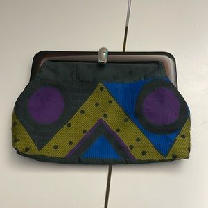 Estro Di Firenze Bag Tote Italy Clutch Vintage Colorful